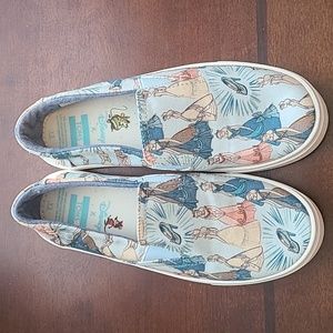 Toms Disney Cinderella slip-on shoe